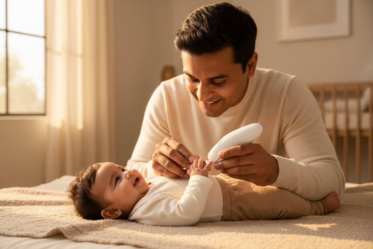 Gentle Baby Nail Trimmer Electric Rechargeable