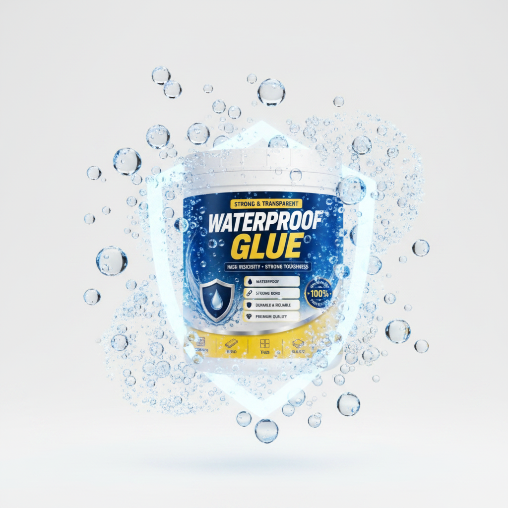 Transparent waterproof glue