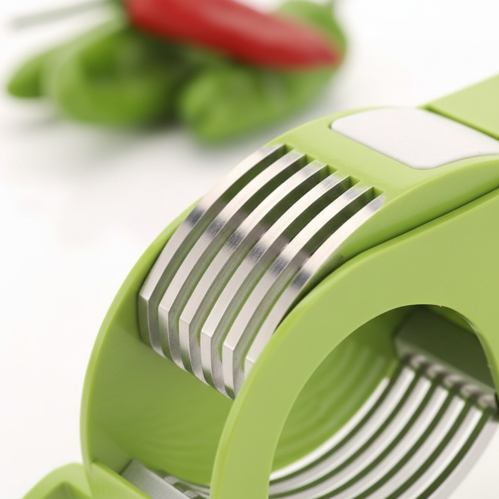 Vegetable Cutter 5 Sharp Blade with Peeler 2 in 1 - Multicolour